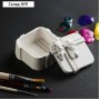 Шкатулка с крышкой для росписи гипс «Фигурка с бантом», 7.5×7.5×3 см