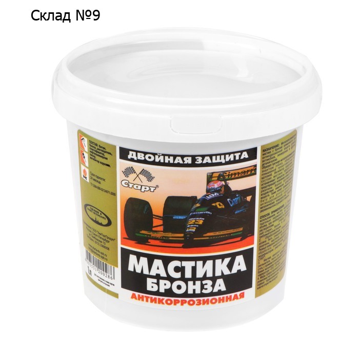 Мастика металлополимерная Старт "Бронза", 1 л