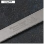 Нож для бисквита крупные зубцы KONFINETTA, длина лезвия 35 см, деревянная ручка
