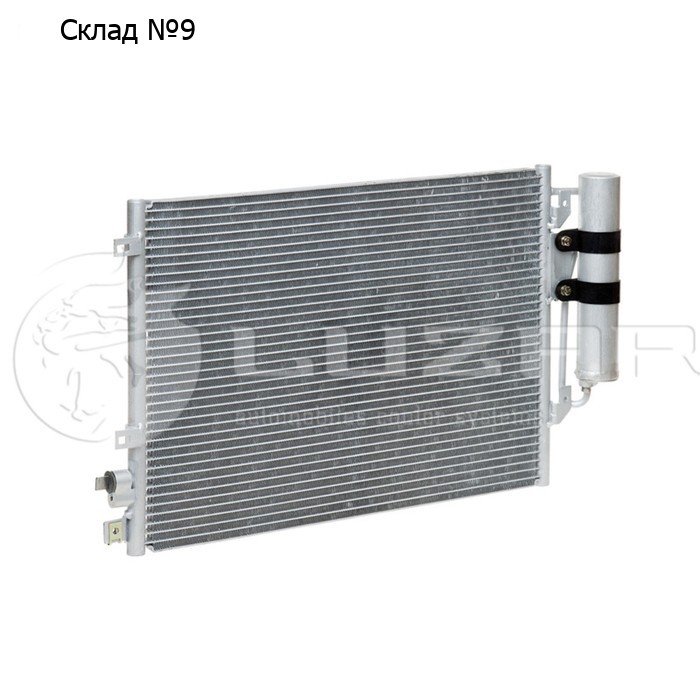 Радиатор кондиционера Logan (04-) Renault 8200513983, LUZAR LRAC RELo04360