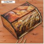 Хлебница деревянная Доляна «Ржаное поле», 38,3×28×17,3 см