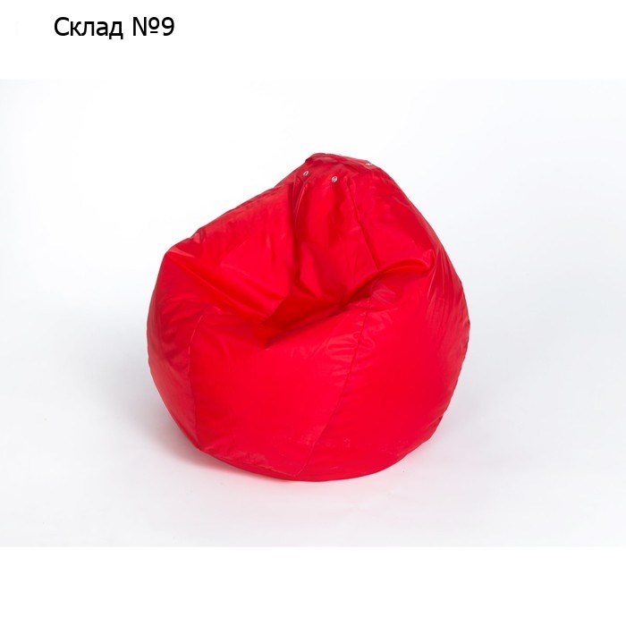 Кресло мешок Wowpuff «Груша», плащёвка, ширина 60 см, высота 85 см, цвет красный