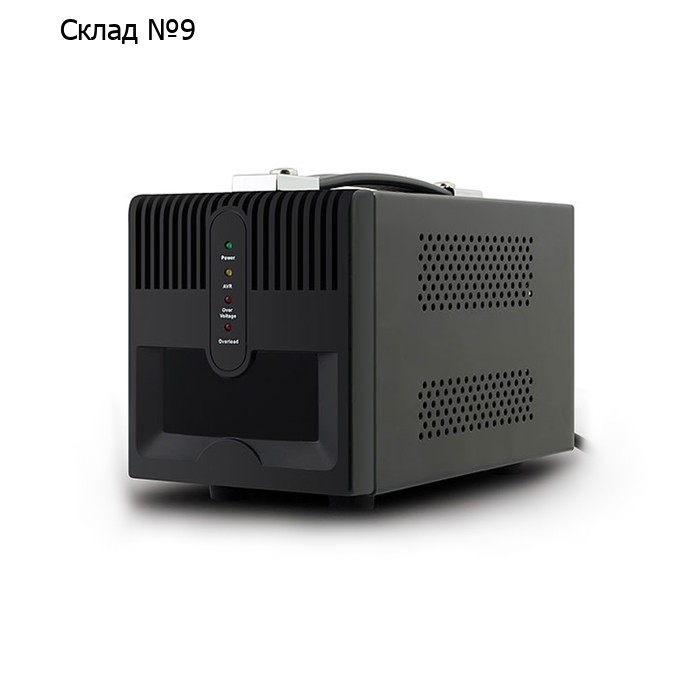 Стабилизатор напряжения Ippon AVR-1000, 600Вт, 1000ВА, черный