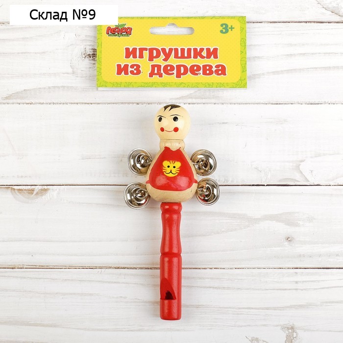 Погремушка с бубенцами «Букашки», МИКС