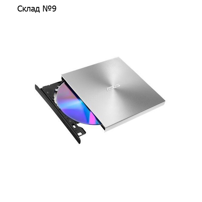 Привод DVD-RW Asus SDRW-08U9M-U серебристый USB slim ultra slim M-Disk Mac внешний RTL