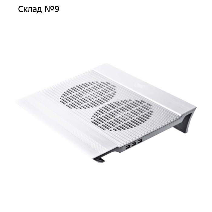Подставка для ноутбука Deepcool N8 17" 25.1дБ 4xUSB 2x 140ммFAN серебристая