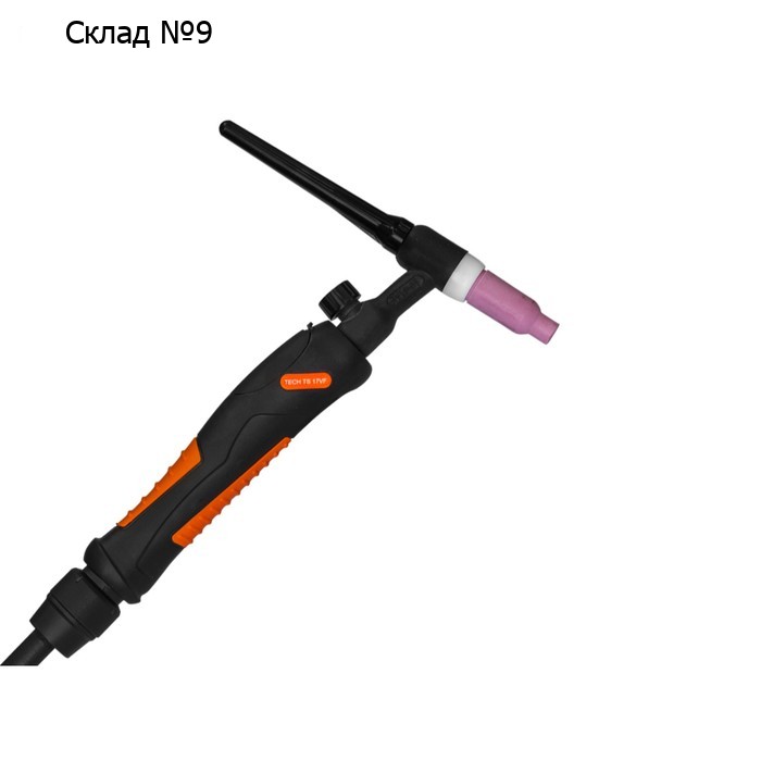 Горелка сварочная "СВАРОГ" TIG TS 17V FLEX (ION9506), M12×1, 140 А, d=1-4 мм, 4 м