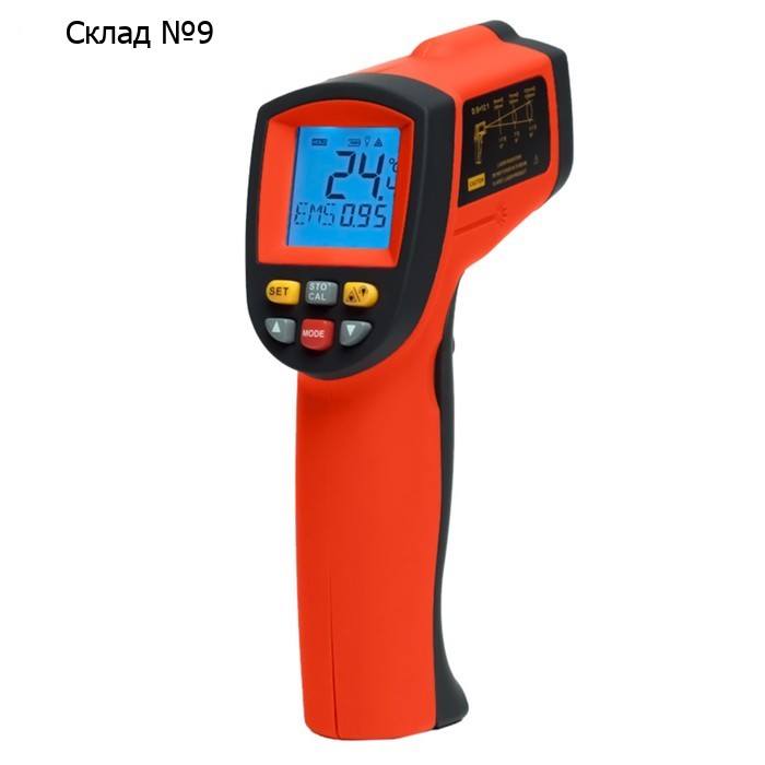 Пирометр инфракрасный ADA TemPro 700 А00224, от –50° до 700°, точность ±1.5, 9 В