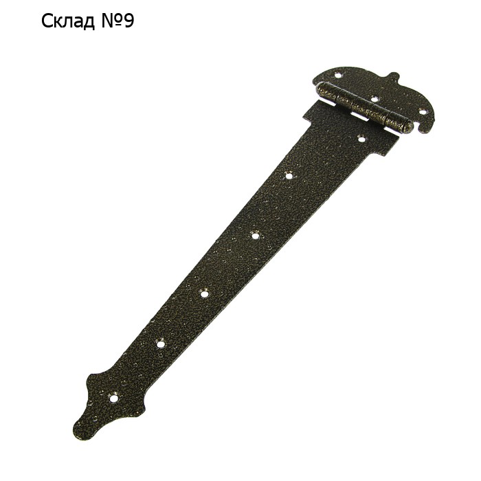 Петля стрела фигурная, ПС-350-S, цвет античная бронза