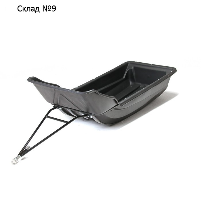 Сани волокуши CenterPlast 1700 с отбойником с накладками, 195 x 75 x 65 см