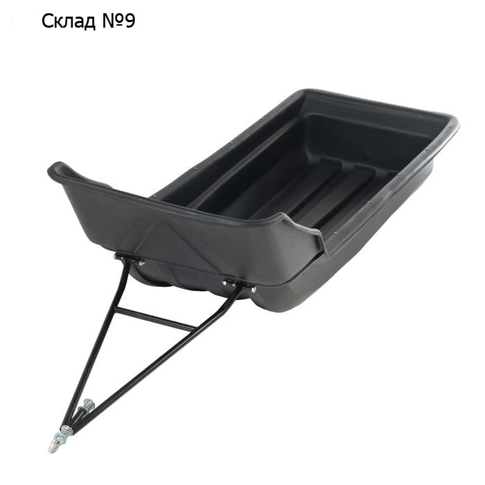 Сани волокуши CenterPlast 2000 с отбойником, 230 x 75 x 62 см