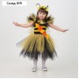 Карнавальный костюм «Пчёлка», сделай сам, корсет, ленты, брошки, аксессуары