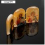 Триптих православный, 12×6,5×1 см, селенит