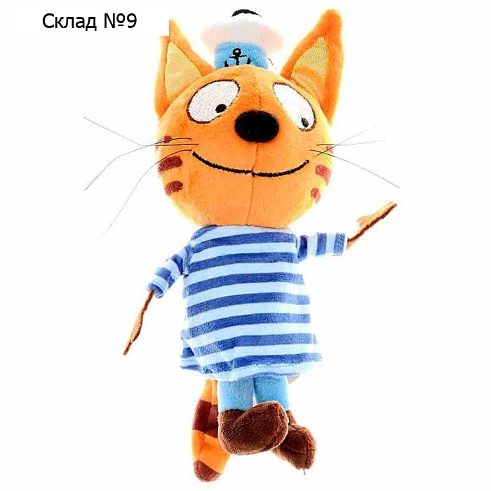 Мягкая музыкальная игрушка «Коржик», 14 см, Три кота