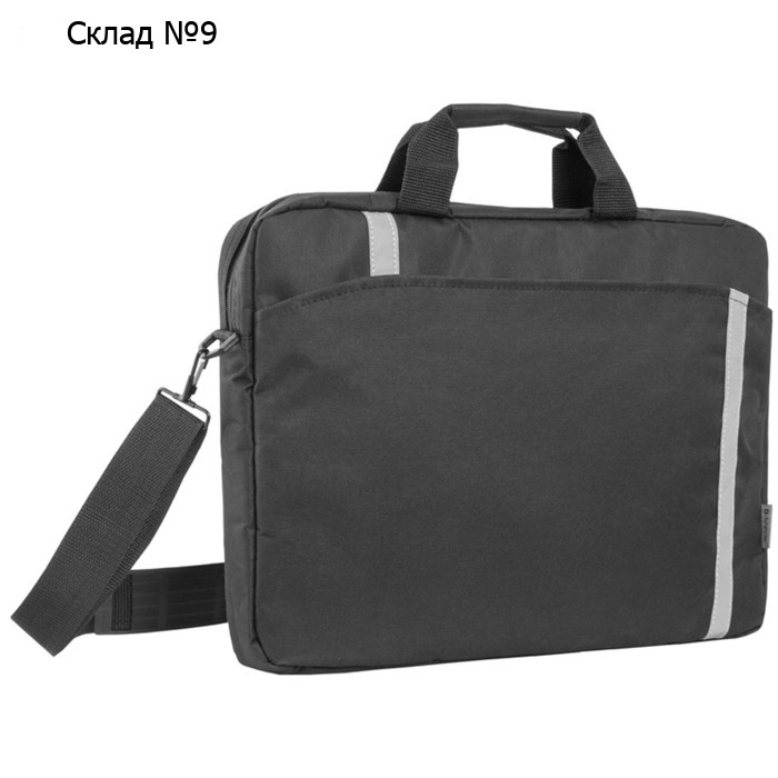 Сумка для ноутбука 15"-16" Defender Shiny, 40 х 29 х 4,5 см, полиэстер, черный