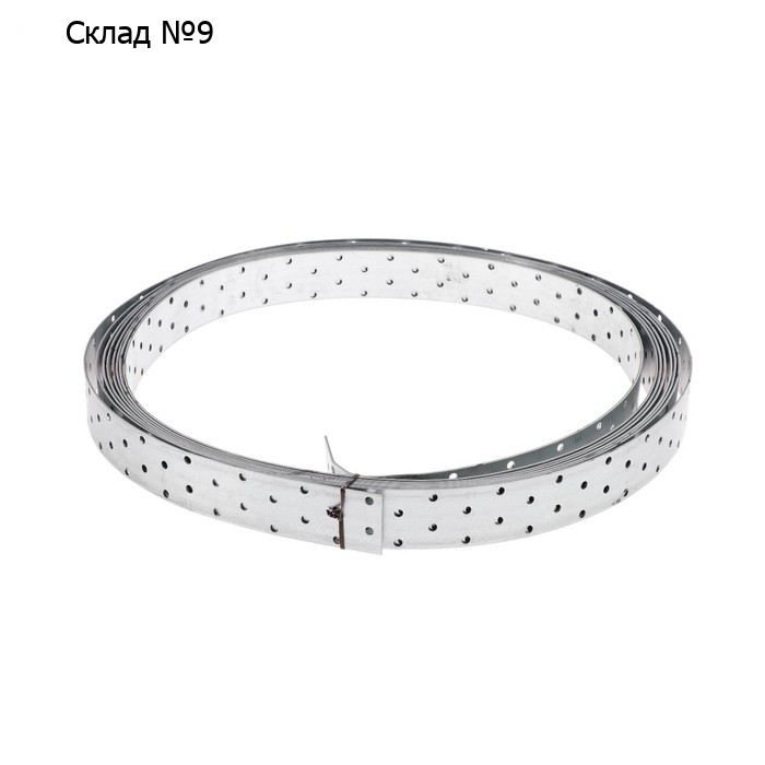 Лента монтажная перфорированная ТУНДРА krep, LM40, 10 м