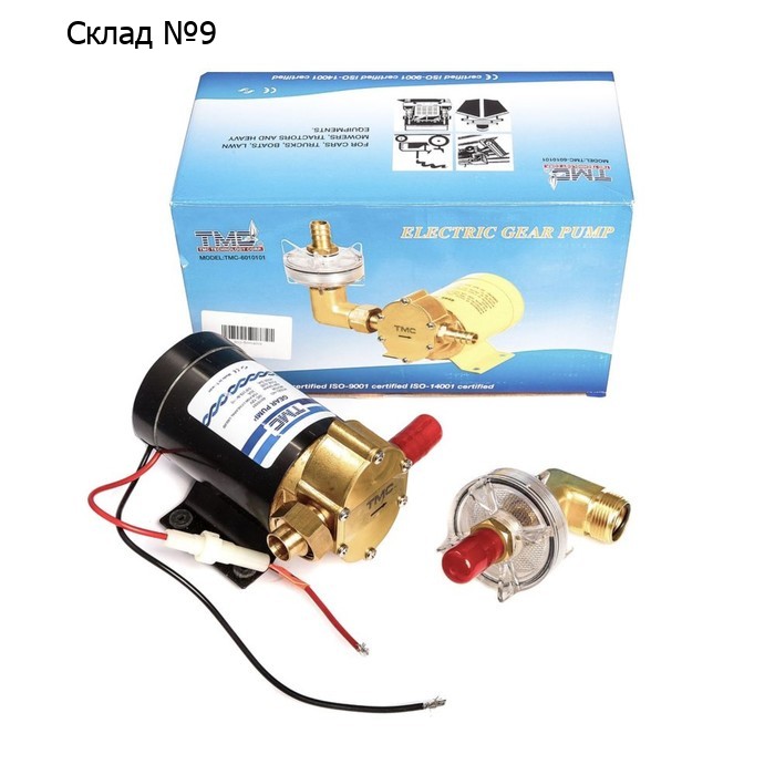 Помпа топливная шестеренчатая TMC 004011, электрическая, 4,4GPM, 12V