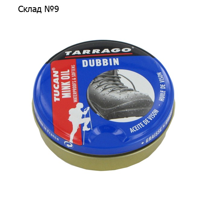 Крем-пропитка для спортивной и туристической обуви Tarrago Tucan Mink Oil, бесцветный, 100 мл