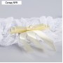 Подвязка для невесты "Венчание", белая