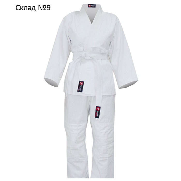 Кимоно для карате RuscoSport, для начинающих, 220-250 г/м², рост 110 см