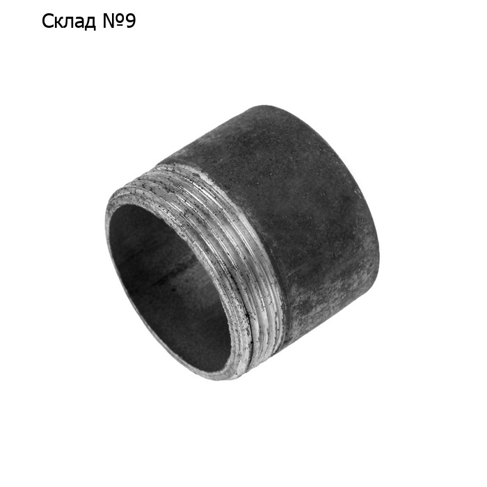 Резьба стальная, 1 1/2", DN 40, PN 16, L=40 мм, Lрезьбы=15 мм