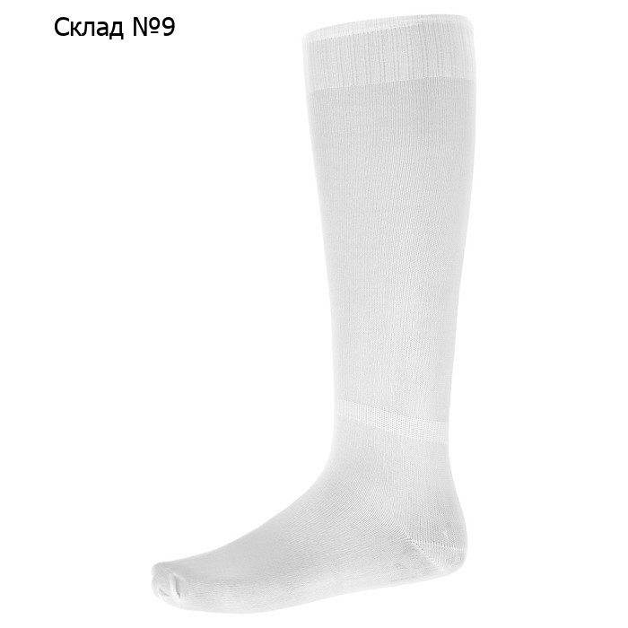 Гетры футбольные ONLYTOP, р. 37-40, цвет белый