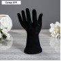 Подставка для украшений "Рука", чёрная, керамика, 23 см