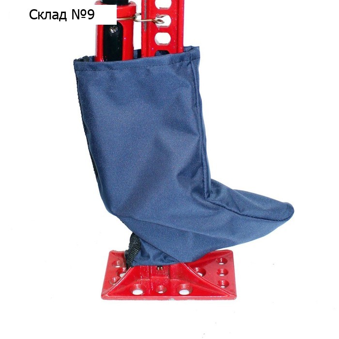 Защитный чехол на механизм домкрата типа Hi-Lift (оксфорд 600, синий, молния), Tplus