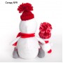 Набор для создания игрушки из фетра серия «Снегомама и снегодочка» 16,5 см и 10,5 см