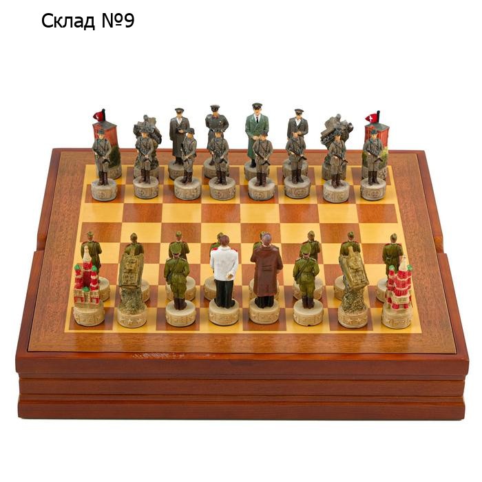 Шахматы подарочные «Победные», фигура из полистоуна, доска 36×36 см, король 8 см