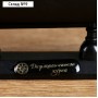 Сувенирная модель корабля «Веселый Роджер», чёрные паруса, 24×6×22 см