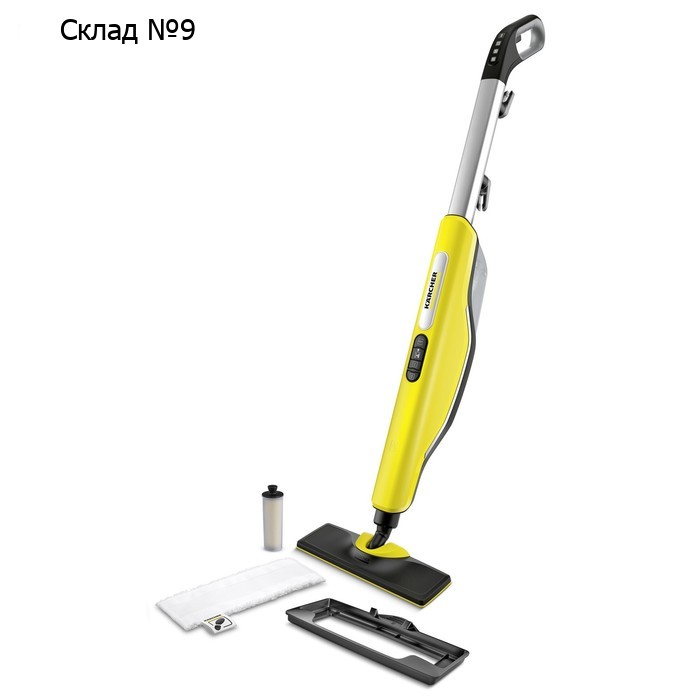 Паровая швабра Karcher SC 3 Upright Easyfix, 1600 Вт, 500 мл, шнур 5 м, жёлтая
