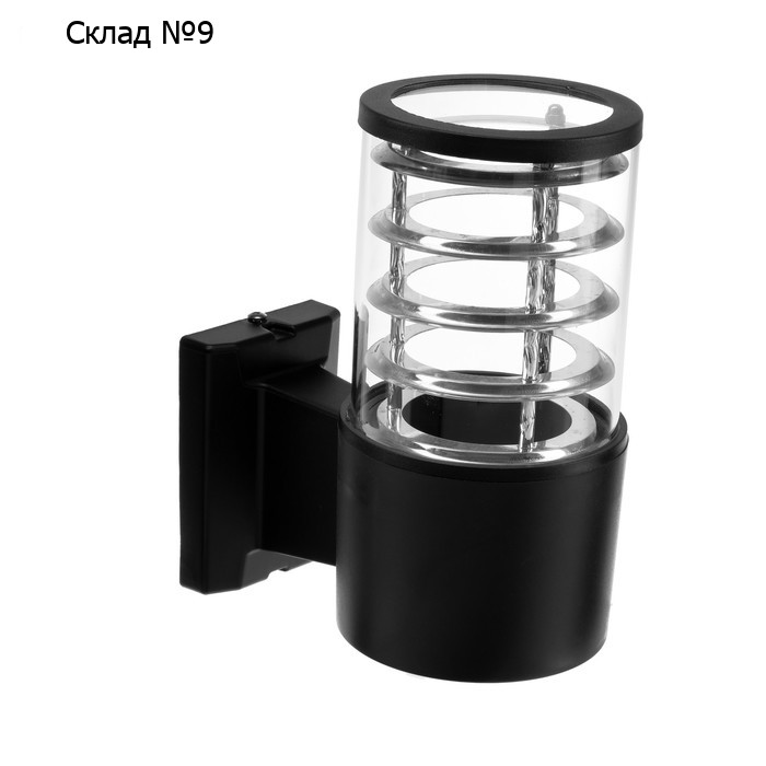 Светильник настенный Luazon Lighting 1хE27×60 Вт «Модерн», пластик, вверх, черный