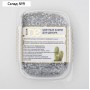 Грунт "Серебристый металлик" декоративный песок кварцевый 250 г фр.1-3 мм