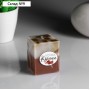 Свеча- куб с мозаикой "Корица" ароматическая, 5×6 см