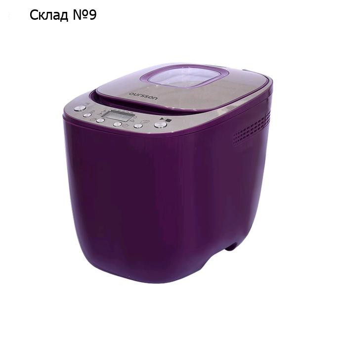 Хлебопечь Oursson BM1023JY/SP, 600 Вт, 12 программ, до 0.9 кг, выбор цвета корочки, фиолет.
