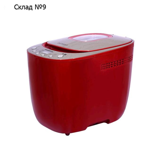 Хлебопечь Oursson BM1023JY/RD, 600 Вт, 12 программ, до 0.9 кг, выбор цвета корочки, красная