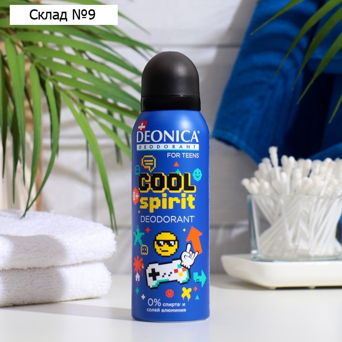 Дезодорант-спрей для детей Deonica Cool Spirit, 125 мл