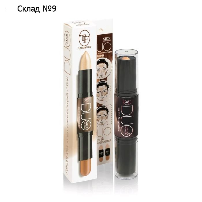 Контурирующий стик для лица TF Duo Contour двойной: контур и хайлайтер, тон 403 medium