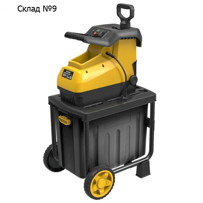 Садовый измельчитель HUTER ESH-2800PRO, асинхронный двигатель, 2800 Вт, max d=45 мм