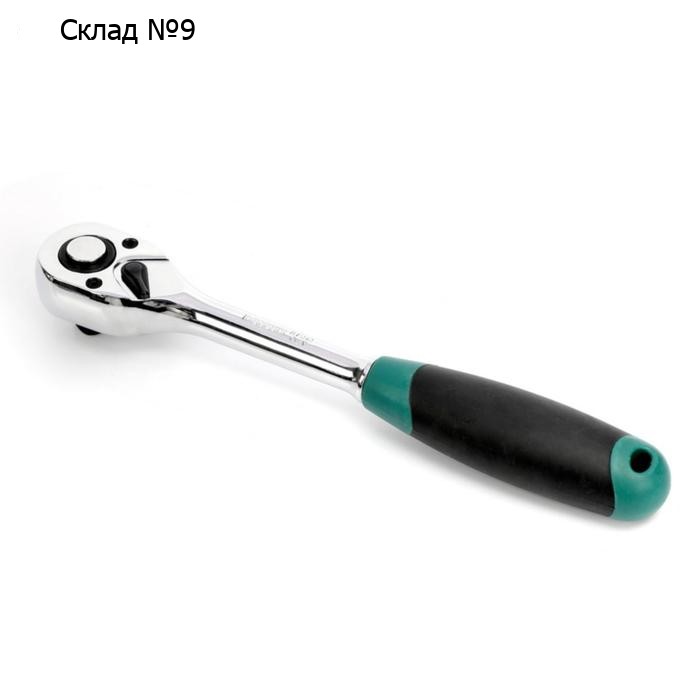 Трещотка ROSSVIK ЕК000011010, 3/8", 72 зуба, мягкая ручка