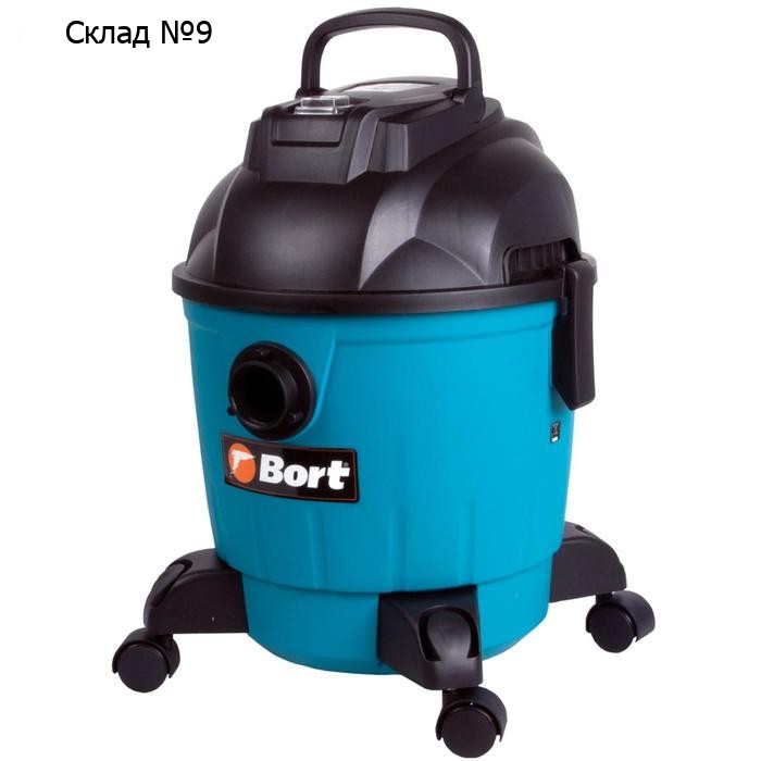 Пылесос Bort BSS-1218, 1200/240 Вт, сухая/влажная уборка, 18 л, сине-чёрный