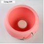 Подсвечник / лампион круглый "Арбуз", 14,4×10 см, розовый