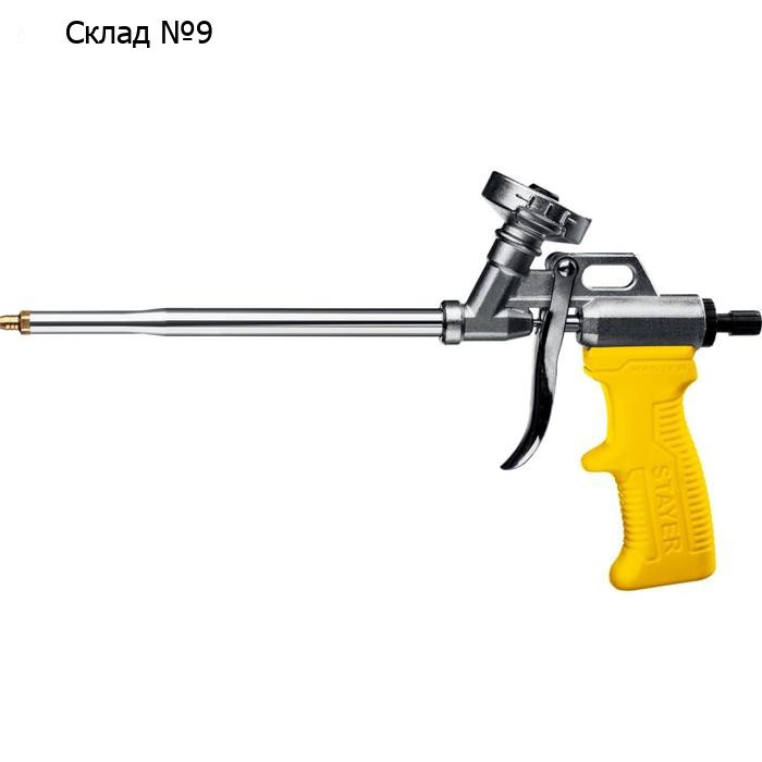 Пистолет для монтажной пены STAYER MASTER 06863_z02, металлический корпус
