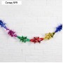 Растяжка «Снежинка» d=18 см 1.5 м, микс