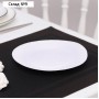 Набор одноразовых тарелок, d=17 см, цвет белый