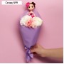 Букет с игрушкой «Кукла Роза»
