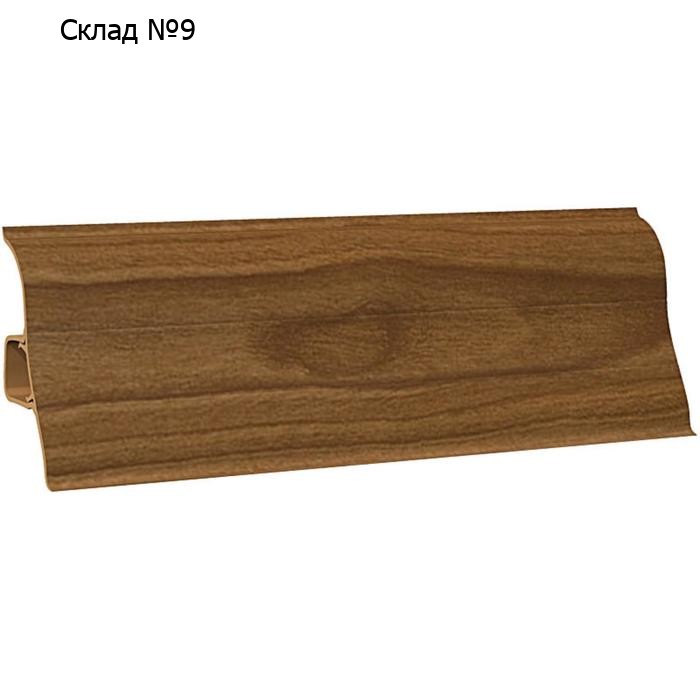 Плинтус ПВХ Ecoline Комфорт-классик - 127 вяз  2,5 м