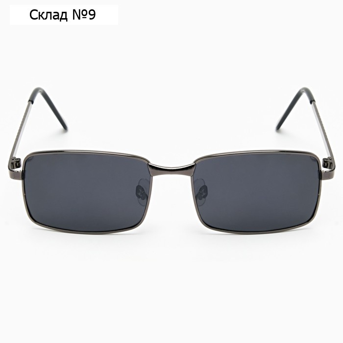 Очки солнцезащитные OneSun, поляризационные, UV 400, дужка 14 см, ширина 14.5 см, линза 3.5×5.5 см, серые