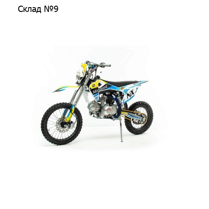 Питбайк MotoLand NX125 E, 125 см3
